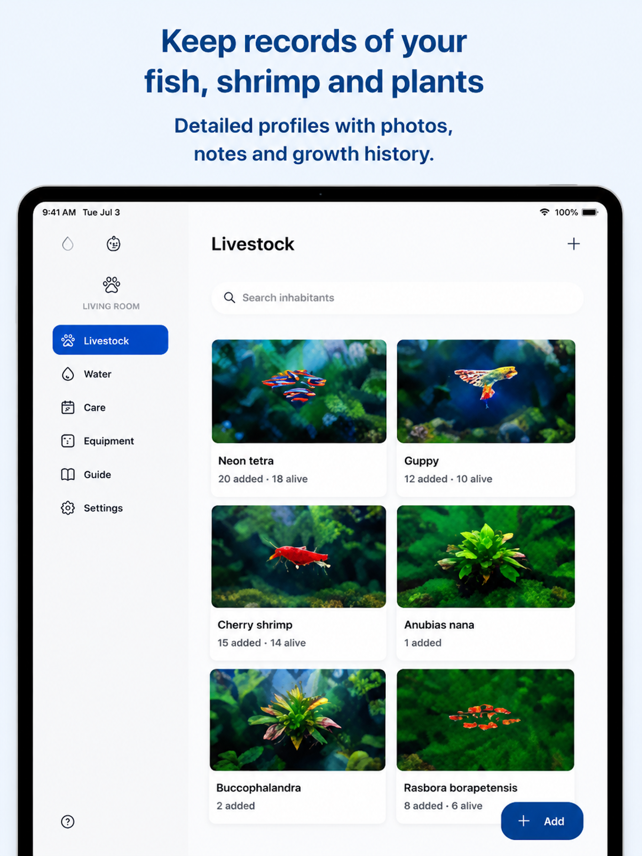 AquaLog: Aquarium Tank Tracker screenshot 8
