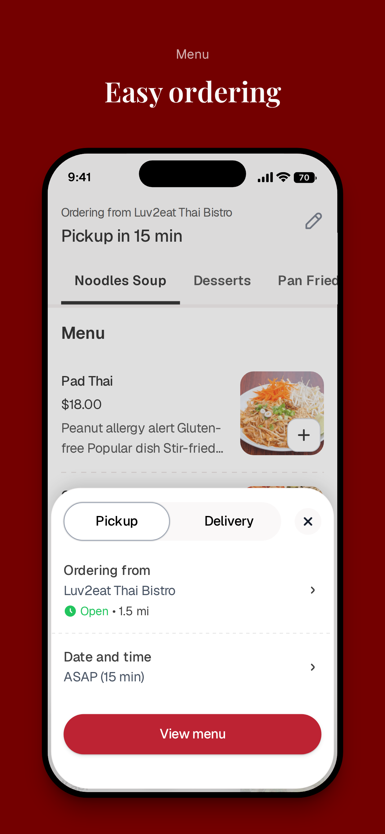 Luv2eat Thai To Go screenshot 3