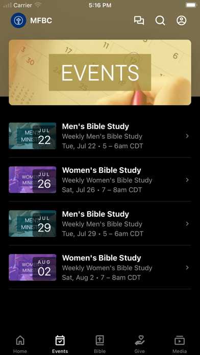 Mathiston First Baptist Screenshot