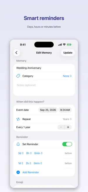 MemoryTrack: Day Counter screenshot 4