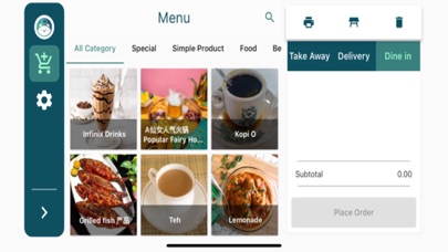 Optimy Sub Pos - Waiter App Screenshot