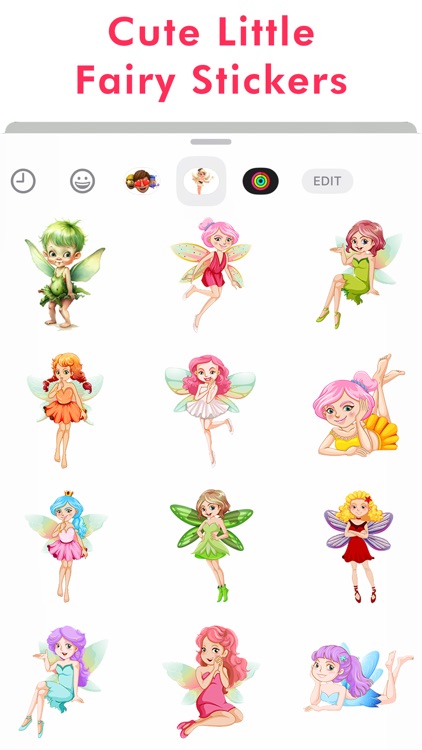 Cute Little Fairy Stickers