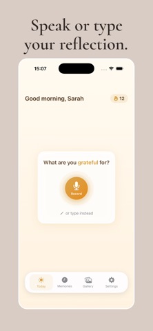 Grace AI Gratitude Journal Screenshot 3 of 6