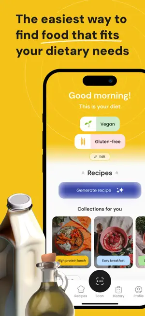 barri: scan & cook food iPhone screenshot 1