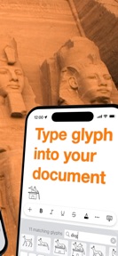 Gardiner Hieroglyphic Keyboard screenshot