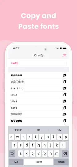 Captura de pantalla de Fontly: Fonts For Story, Video en iPhone 5