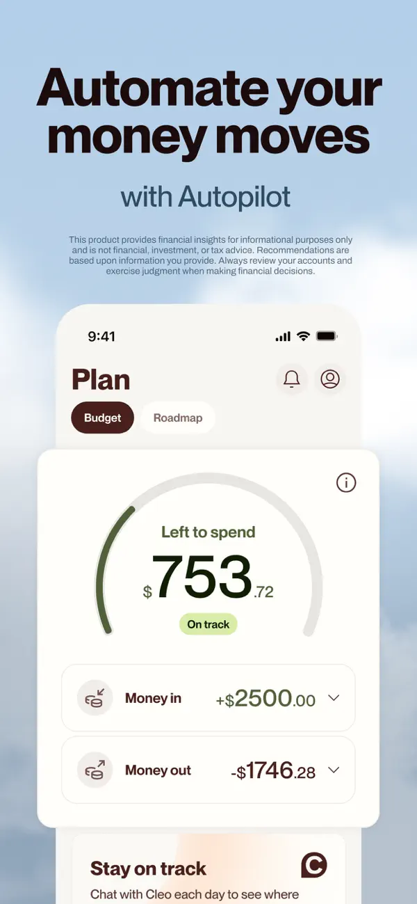 #3. Cleo AI: Smart Money Manager (iOS) Oleh: Cleo AI Ltd