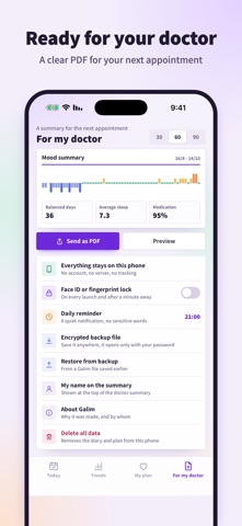 Galim - Mood Diary screenshot 4