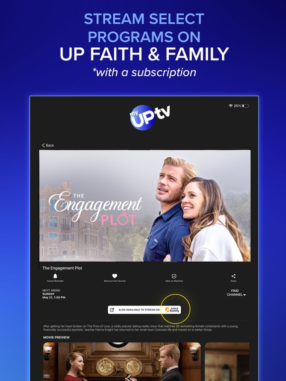My UPtv iPad screenshot 8 - Entertainment app
