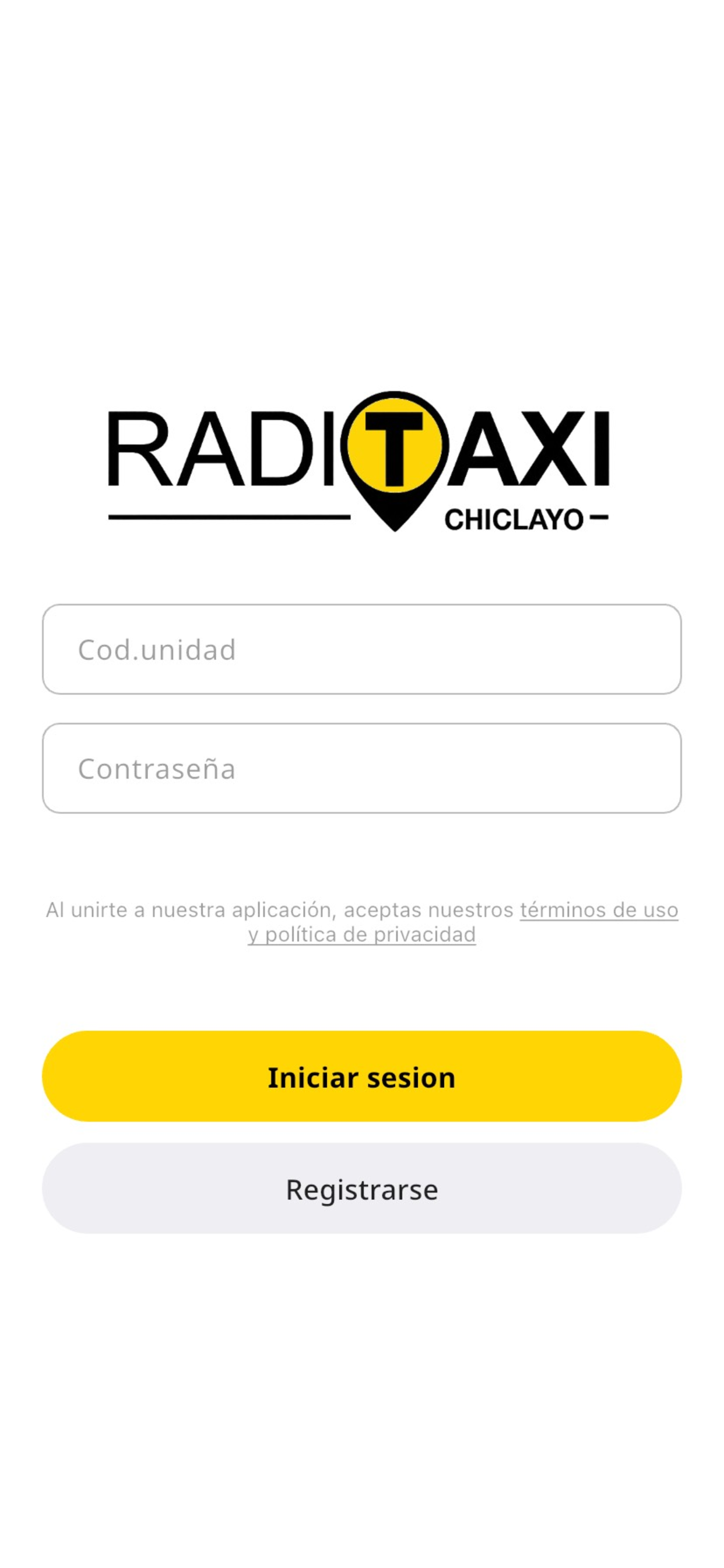 Radio Taxi Chiclayo Conductor