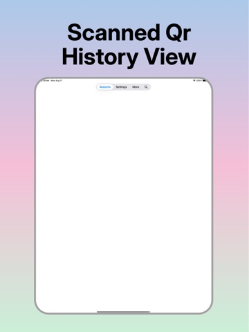 Barcode and QR Reader-Unlimit iPad screenshot