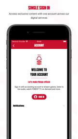 Nottingham Forest App screenshot