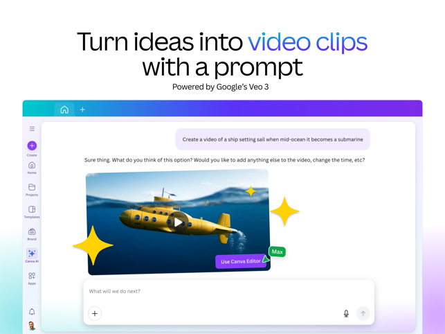 ‎Canva: Design, Photo & Video Screenshot