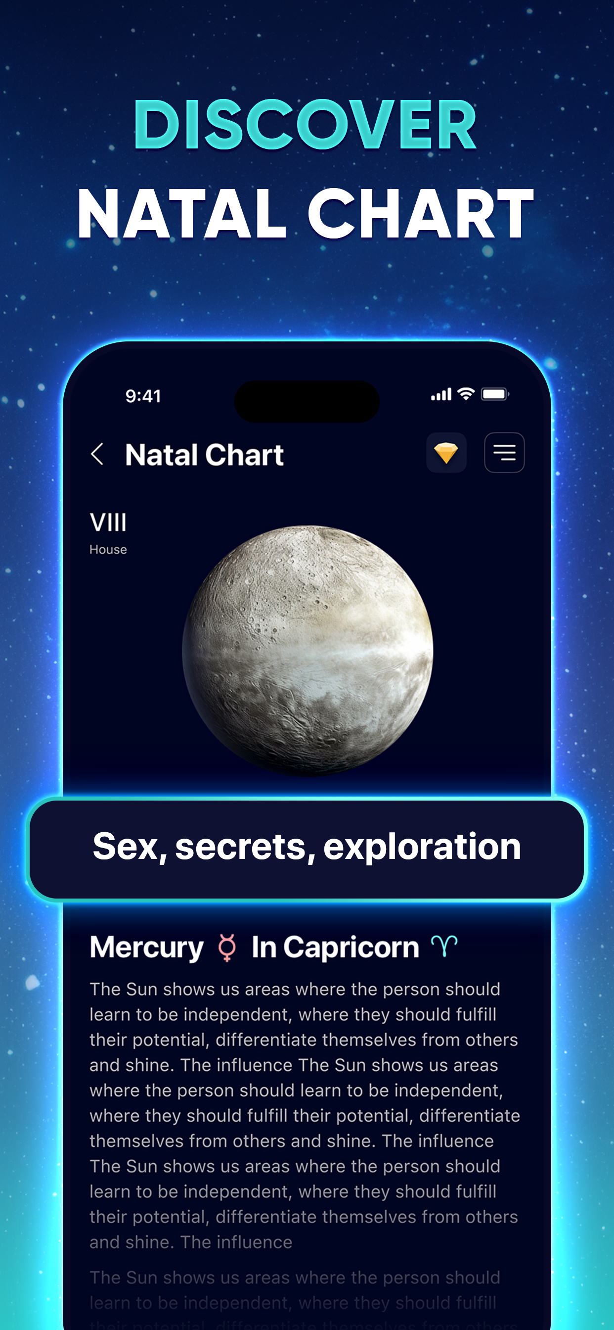 Natal Chart, Tarot & Palmistry