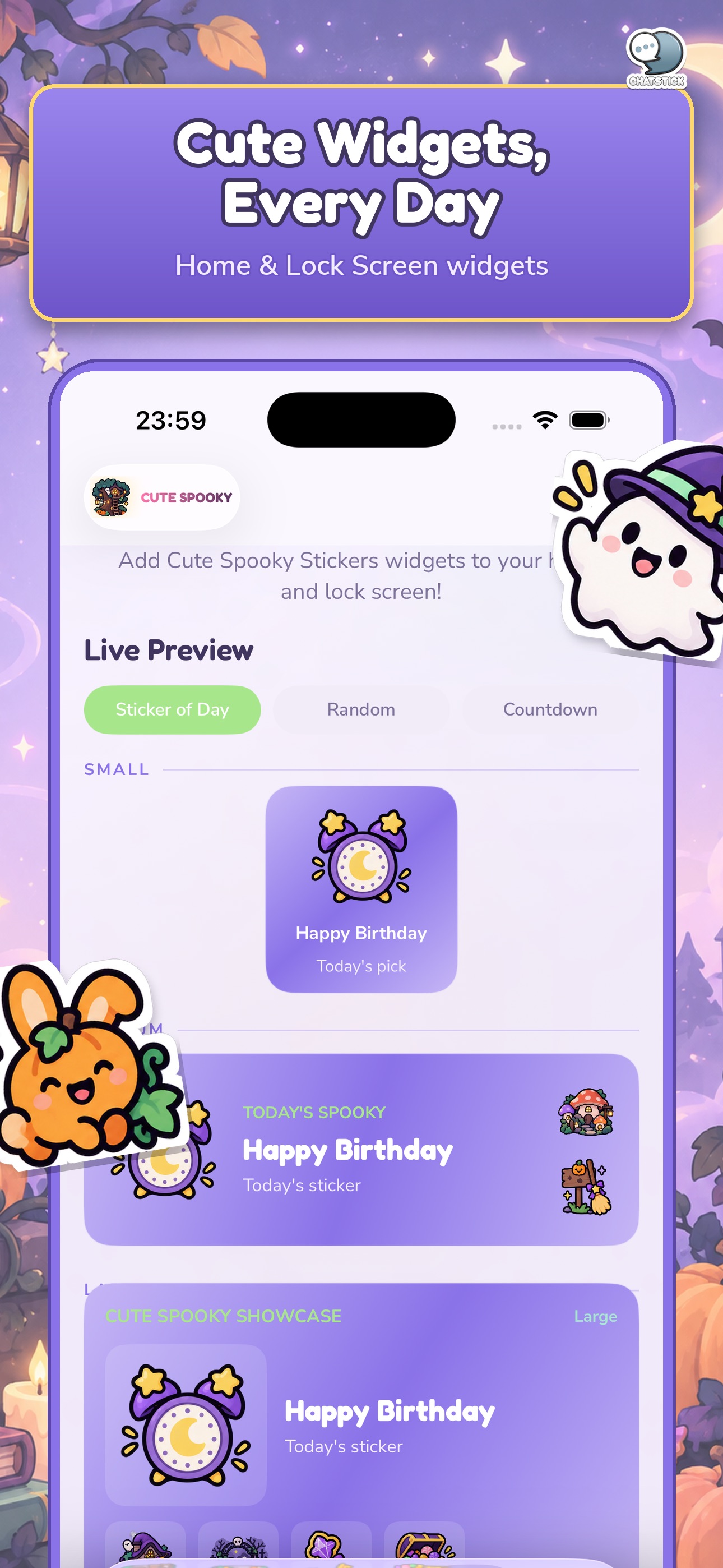 Screenshot 9 of Cute Spooky Stickers