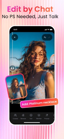 ClearCrowds: AI Photo Enhancer iPhone screenshot
