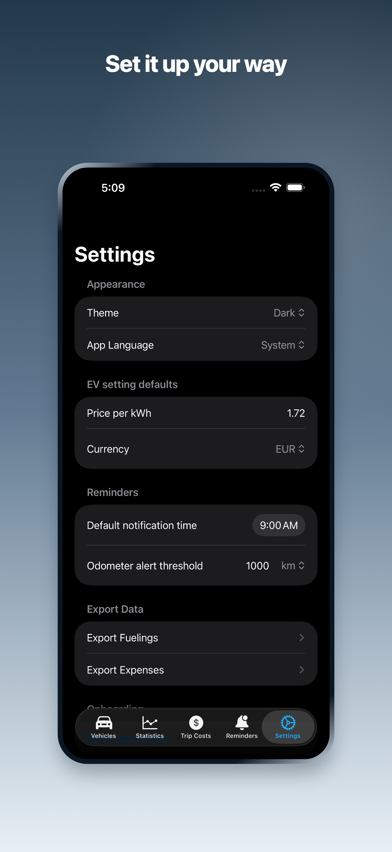 fuelcost.eu - fuel tracker screenshot 5