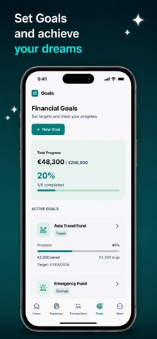 FinSynca – AI Finance & Budget iPhone screenshot
