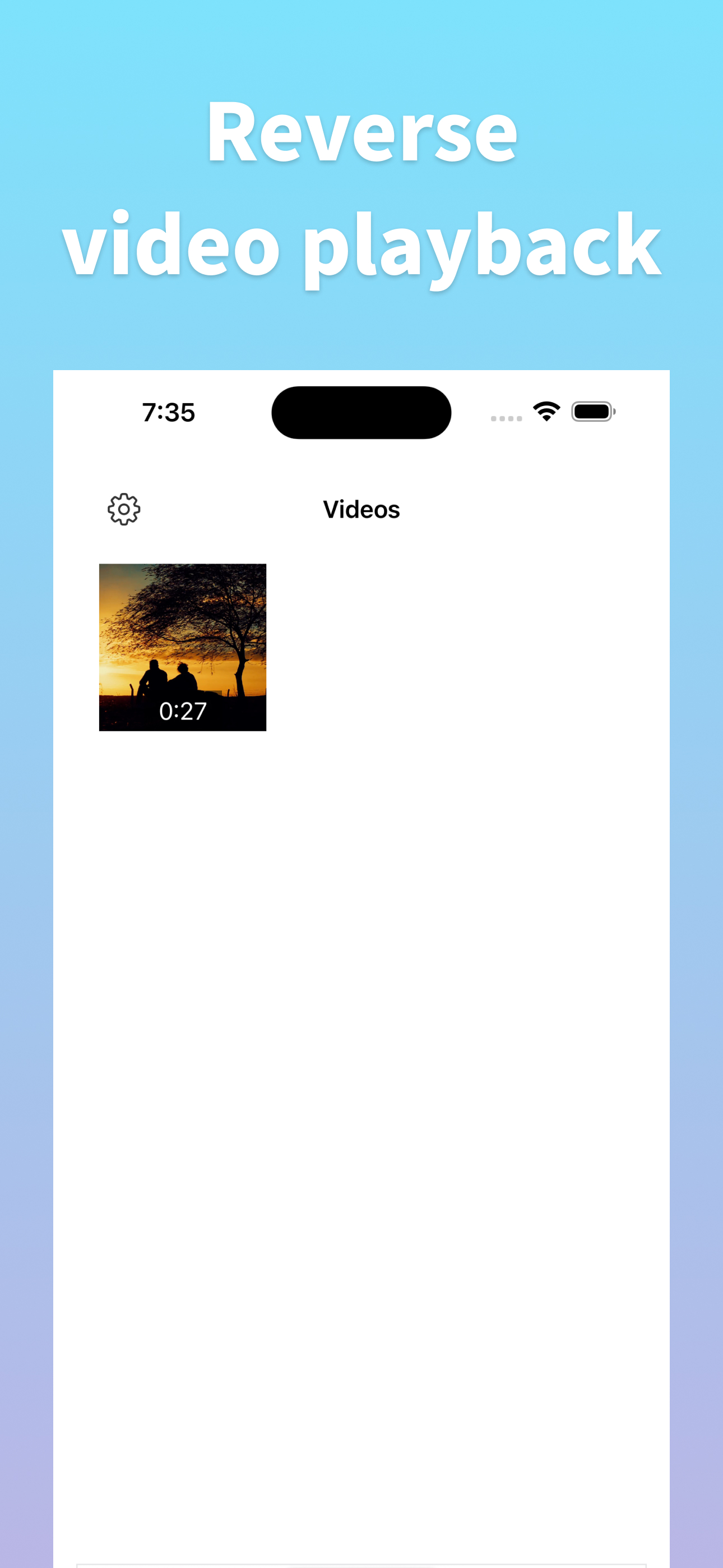 Video Reverse Editor - Simple