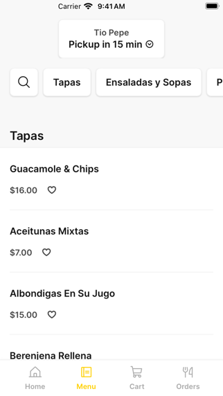 Tio Pepe To Go app screenshot 2