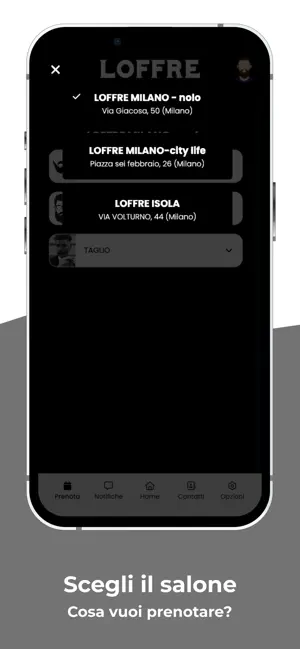 Loffre Milano screenshot 2