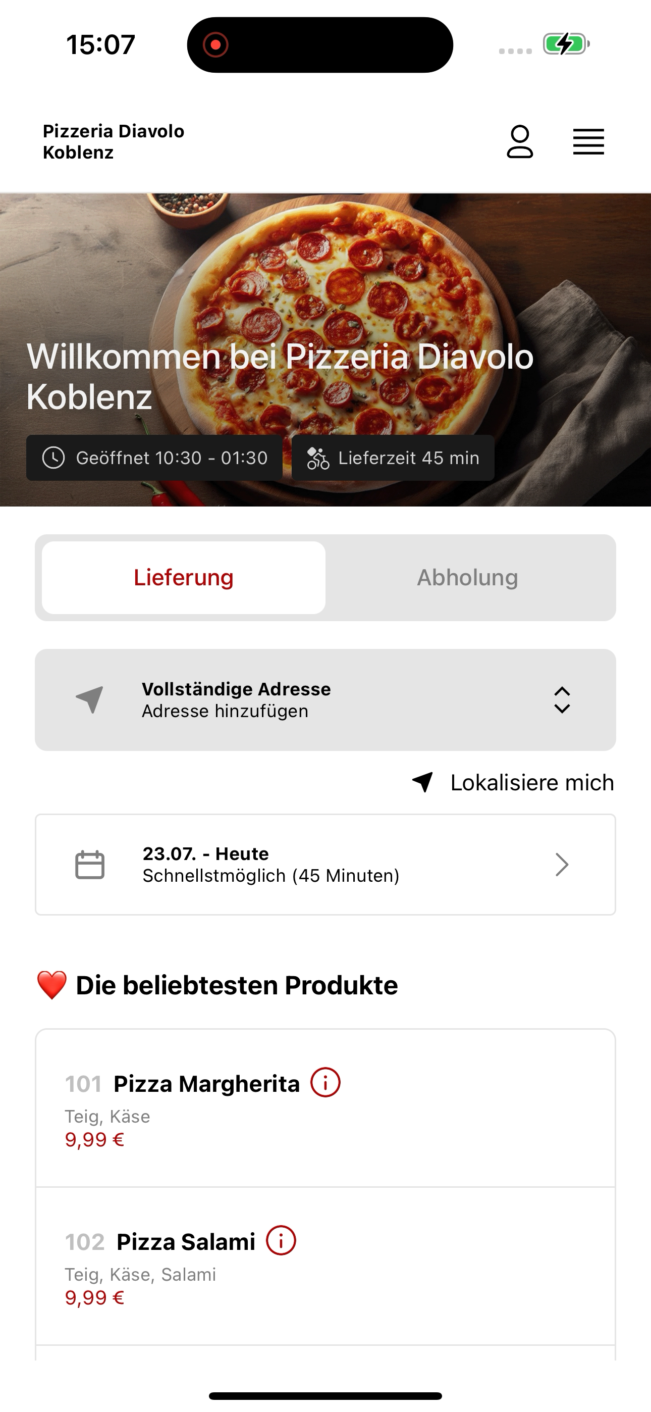 Pizzeria Diavolo Koblenz screenshot 6