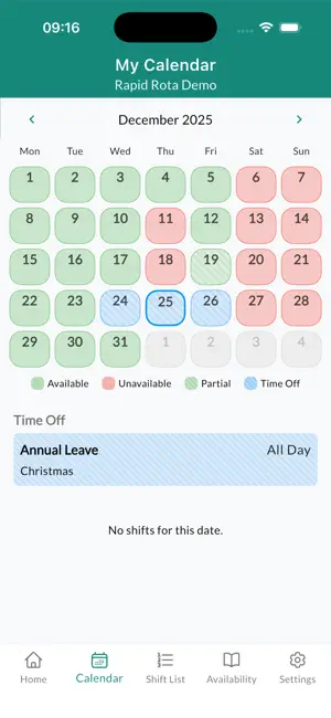 Rapid Rota screenshot 1
