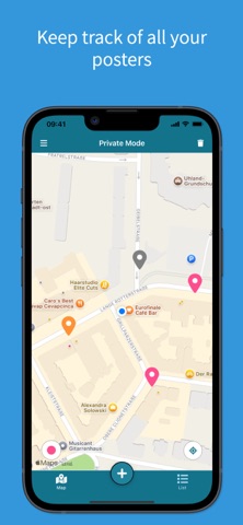 Wo ist mein Plakat? app screenshot