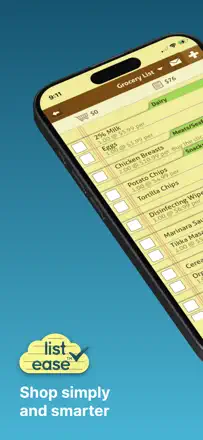 List Ease : capture d’écran 1 sur 8