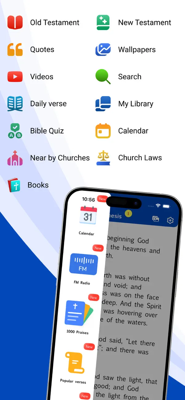 Screenshot #1 pour Malayalam Bible Offline - KJV