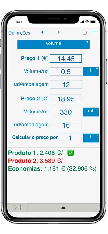 Calculadora de preço unitário screenshot 3 of 8