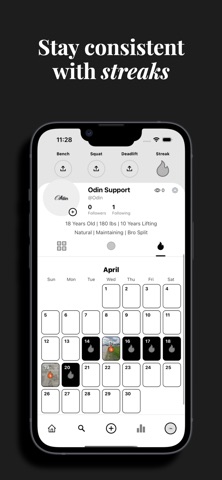 Odin: The Future of Fitness iPhone screenshot