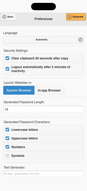 Easy Password Storage screenshot 3 of 4