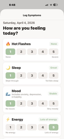 MenoCompass screenshot