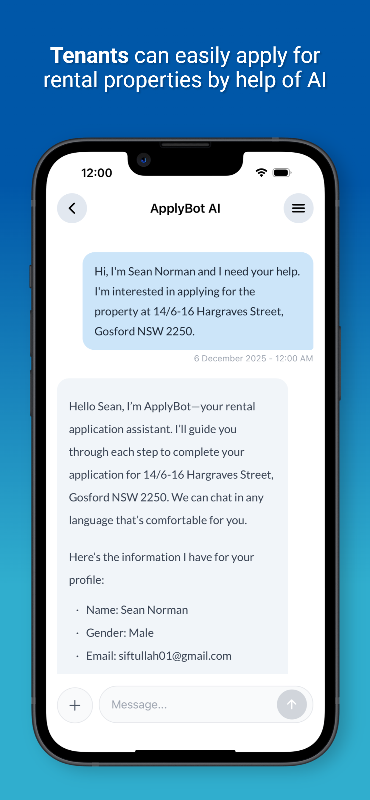 Tenancy Application screenshot 6