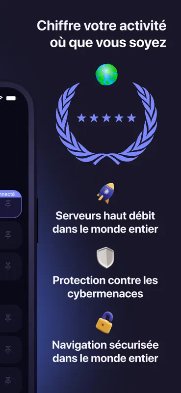 World VPN: Rapide & Sécurisé screenshot 3 of 4