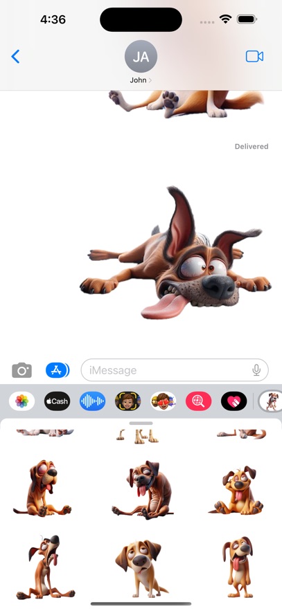 Dog Tired Stickers