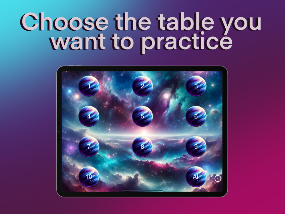 #1. Astro Tables (iOS) By: Yvonne Mulder