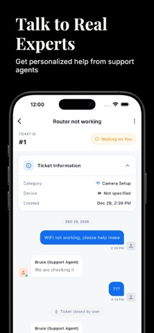 The Live Support iPhone screenshot