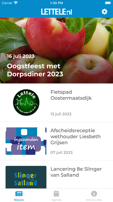 Dorpsapp Lettele Screenshot