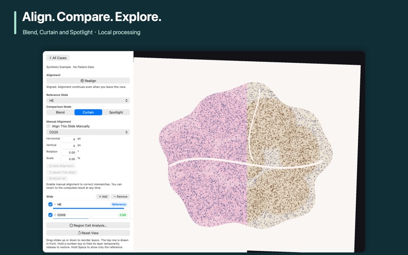 Slide Reader - Image Alignment screenshot 1