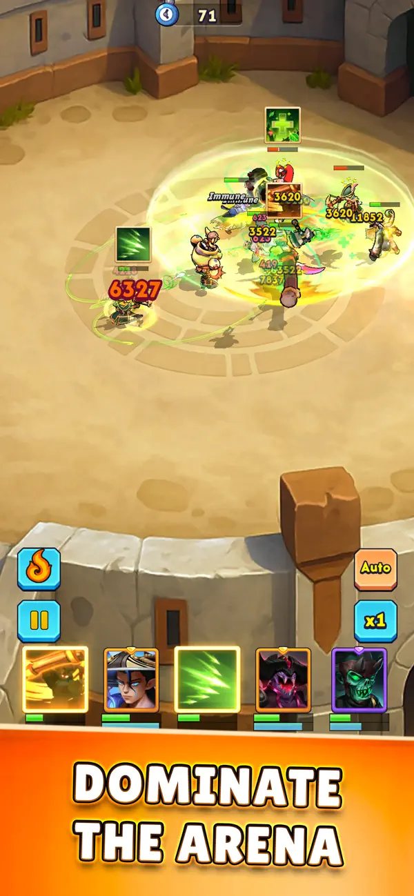 Champion Wars iOS Mod IPA screenshot 3 - iOS game interface