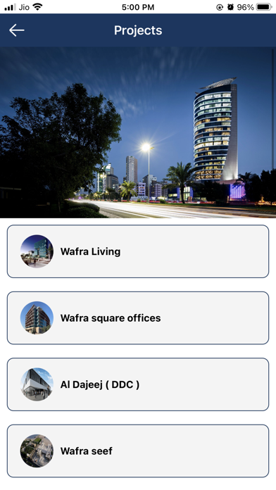 Wafra Real Estate Screenshot