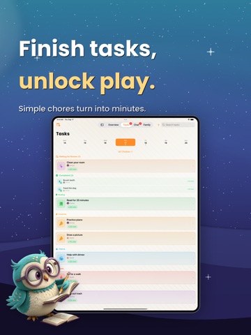 Earn Screen Time: Kids Chores iPad screenshot