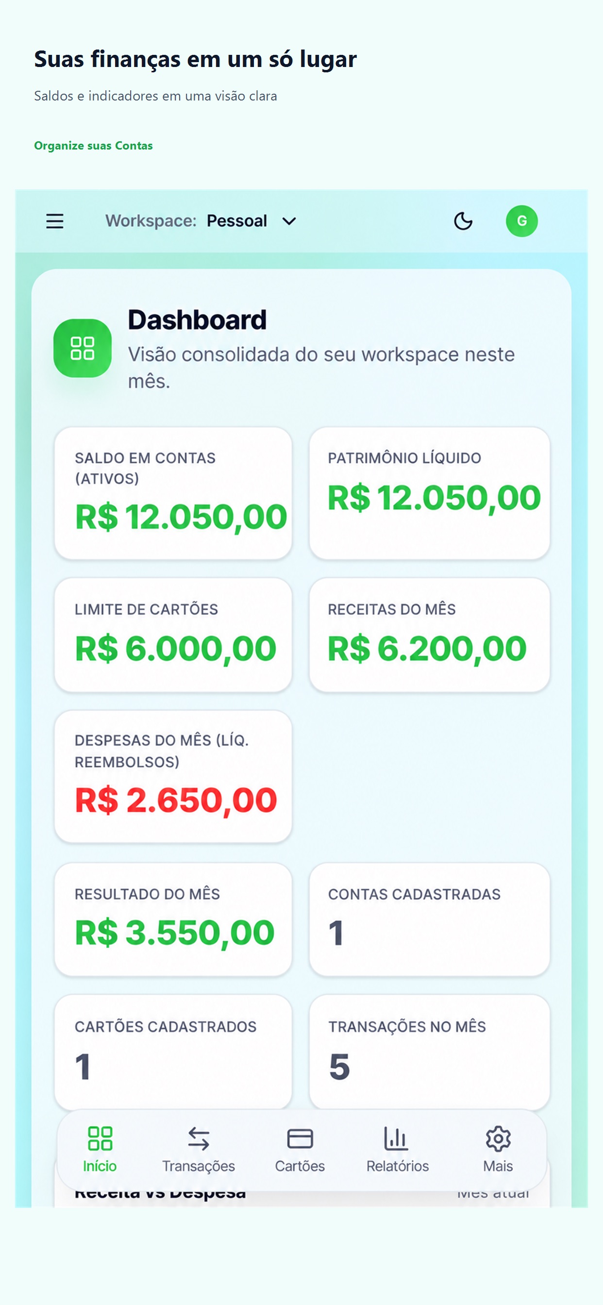Screenshot 3 of Organize suas Contas