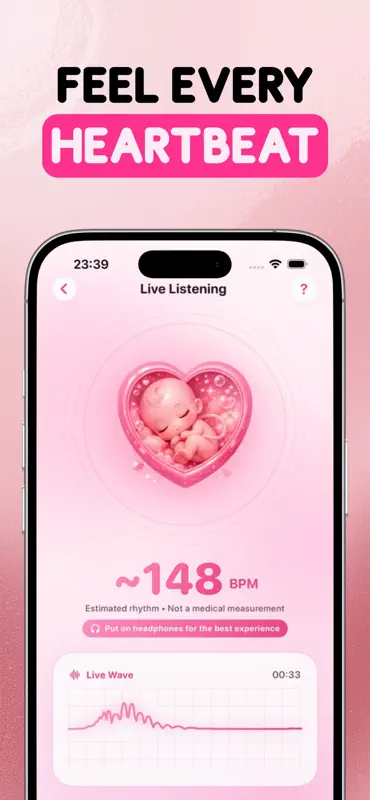 Écoute Battement Bébé - Pulsi screenshot 2 of 5
