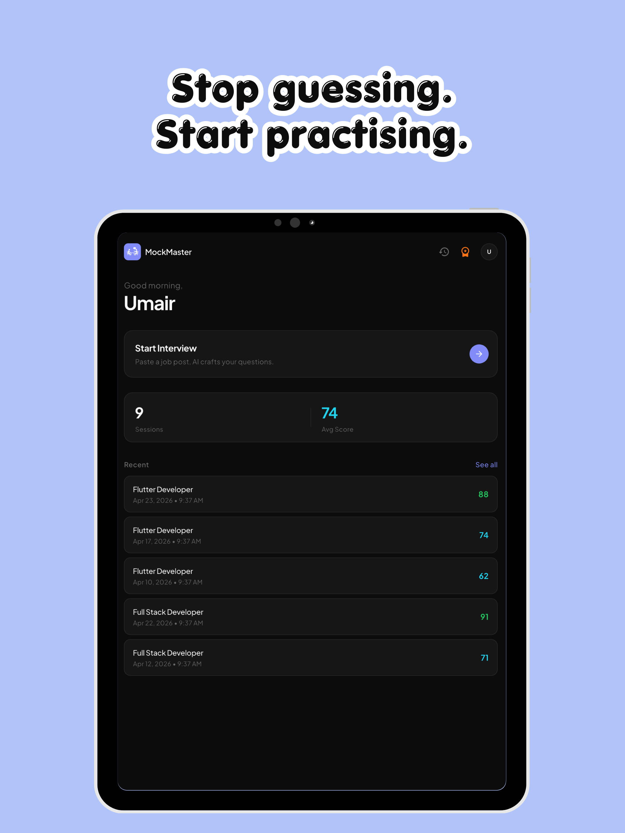 Mocklytics - AI Interview Prep