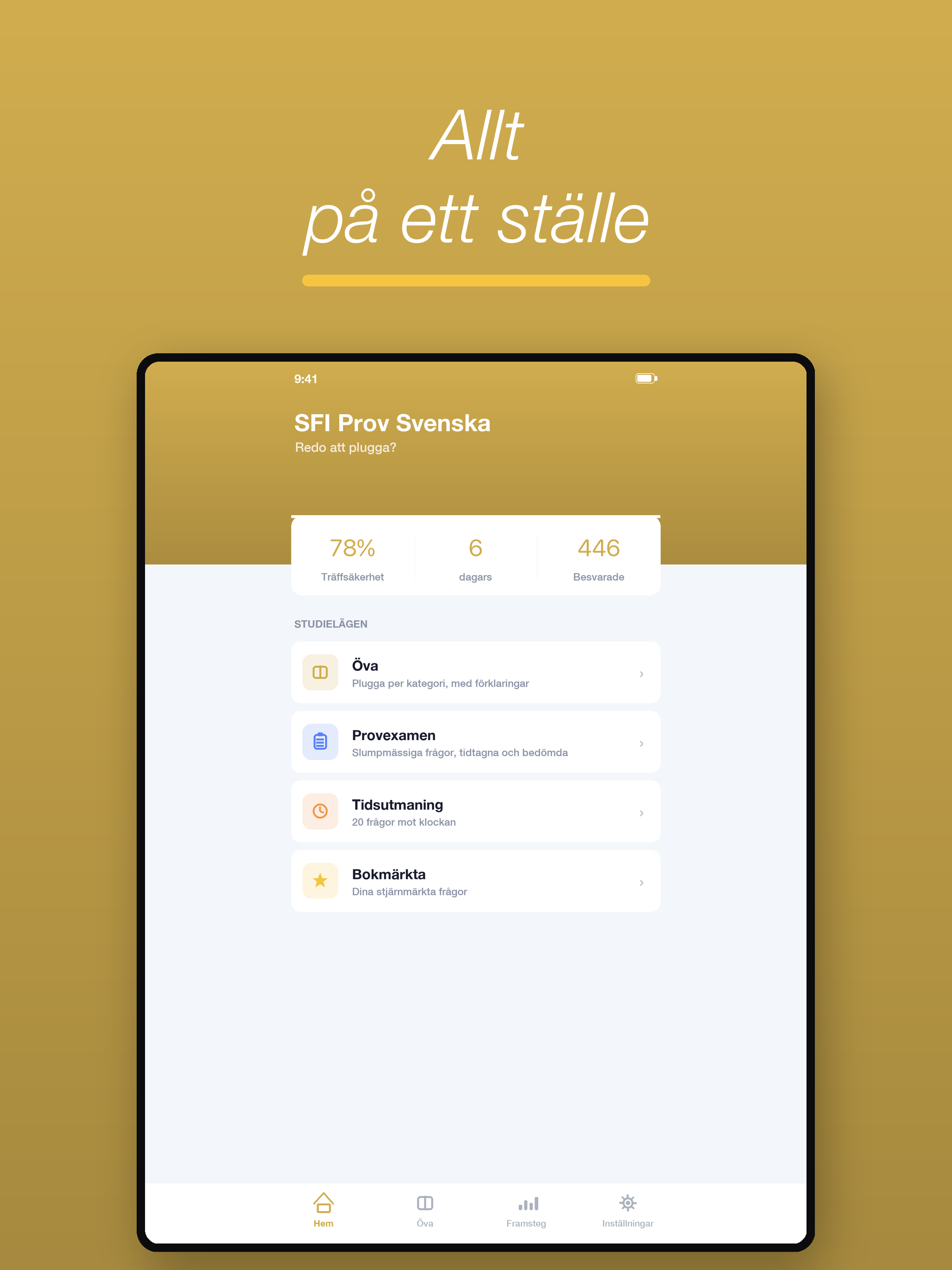 SFI Prov Svenska screenshot 8