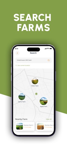 Organic Produce Finder iPhone screenshot
