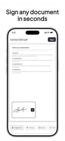 eSign – Sign PDF Screenshot 2 of 6